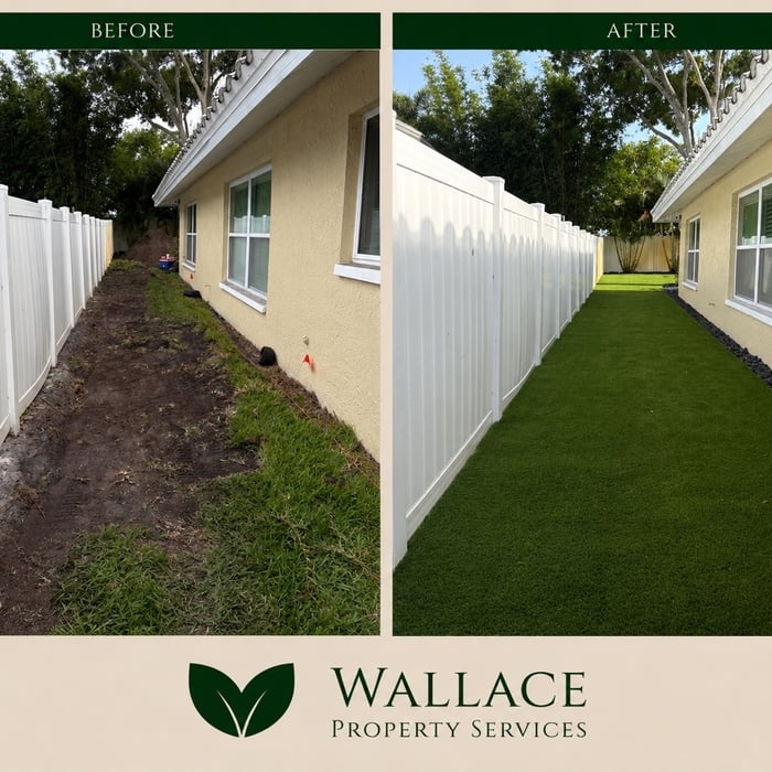 Artificial turf install