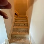 Trim of stair treads