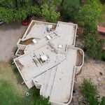 restoration of roofing with the use of silicone