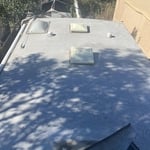complete replacement of RV roof and plywood damag