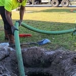 Septic tank pumping