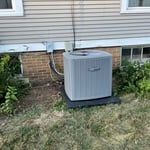 New A/C condenser