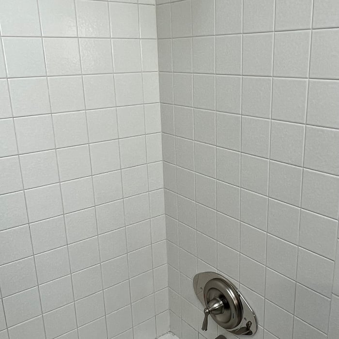 New shower trim
