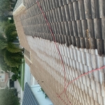 Roof Clean in progress