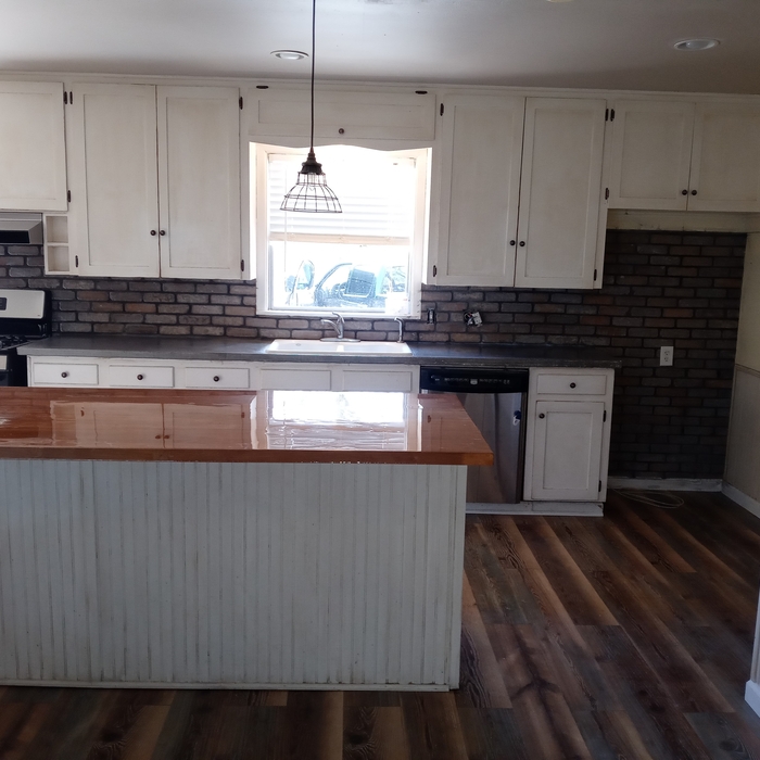 completed kitchen makeover