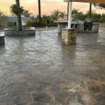 custom bbq and fire place