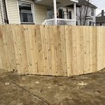 wood privacy