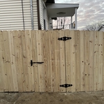 wood privacy