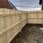 wood privacy