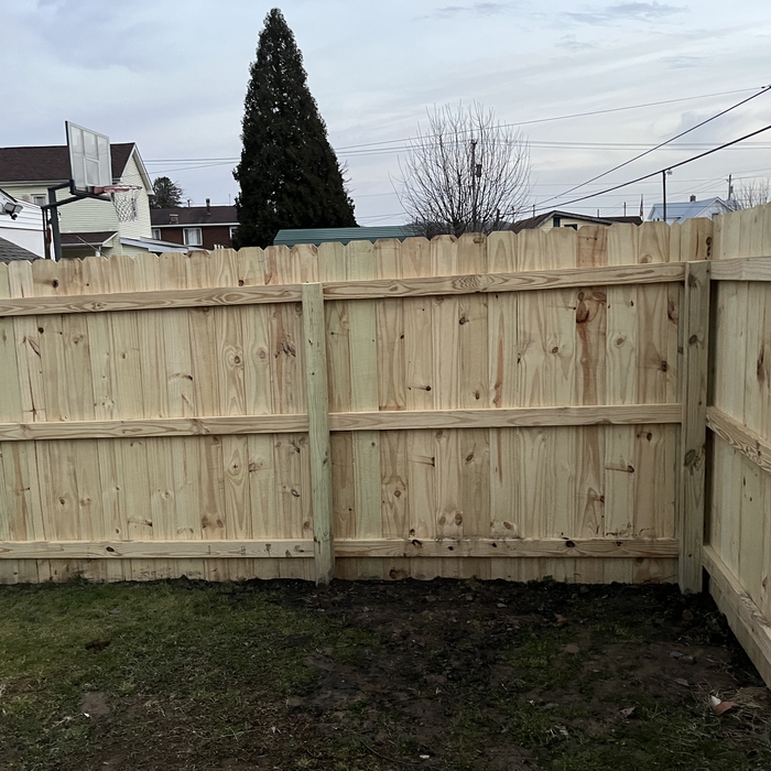 wood privacy