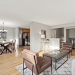 Staged Living and Dining Rooms