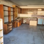 Removing old cabinets and lighting