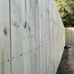 New fence installation