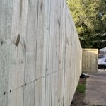 New fence installing