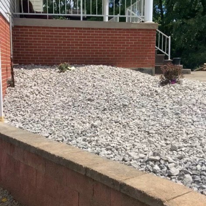 Rock Bed Install