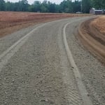 Rock driveway