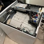 Changing the valves of the front load washer