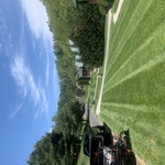 Lawns striped