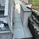 Retaining wall build