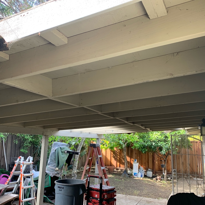 Sheathing removal.