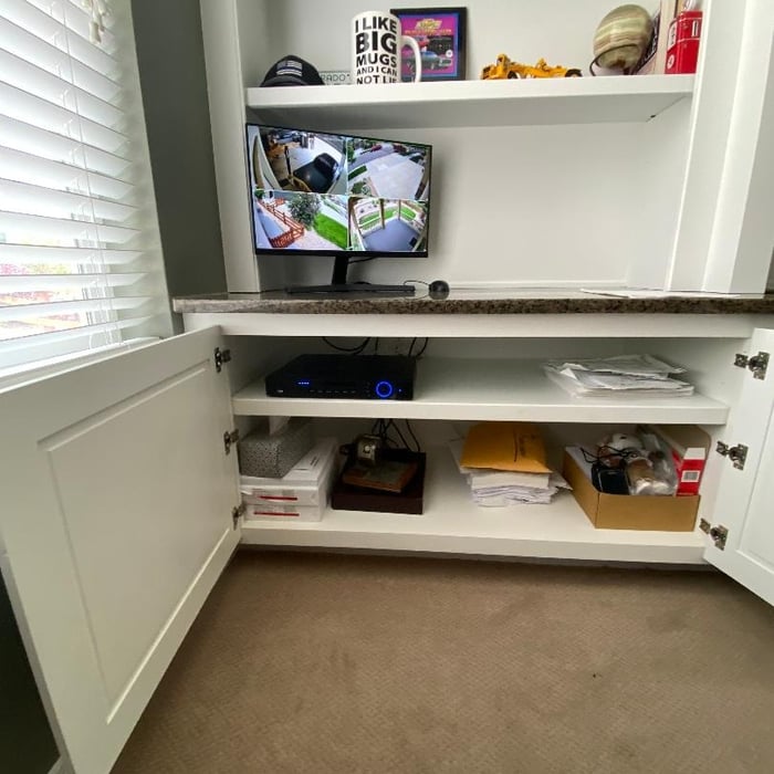 NVR in Cabinet