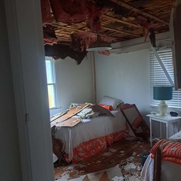 Downstairs Bedroom Pre Cleanup