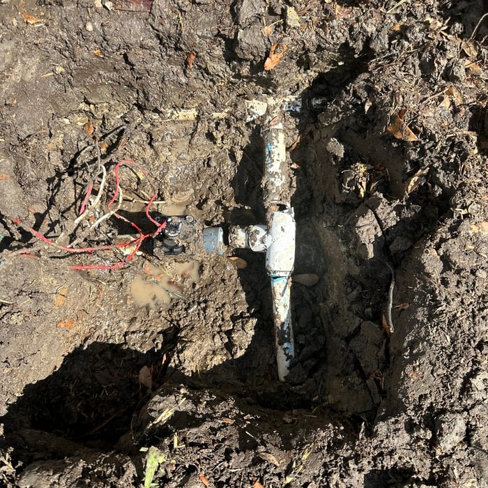 Broken Pipe and Valve