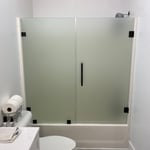 Satin etched with Roman bronze finish