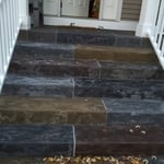 Tiled steps to entry