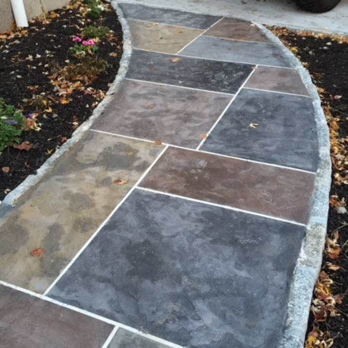 Tiled walkway