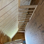 Foam trimmed flush for drywall install