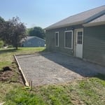 Broom finish pad