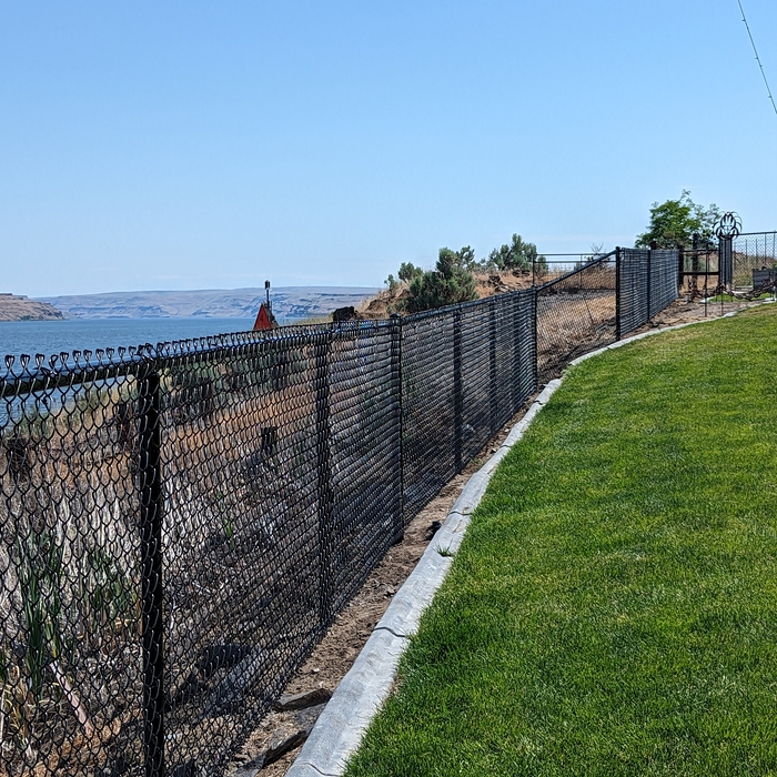 4' Black Chain Link