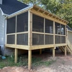 Covered Screen Deck