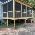 Covered Screen Deck
