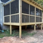 Covered Screen Deck