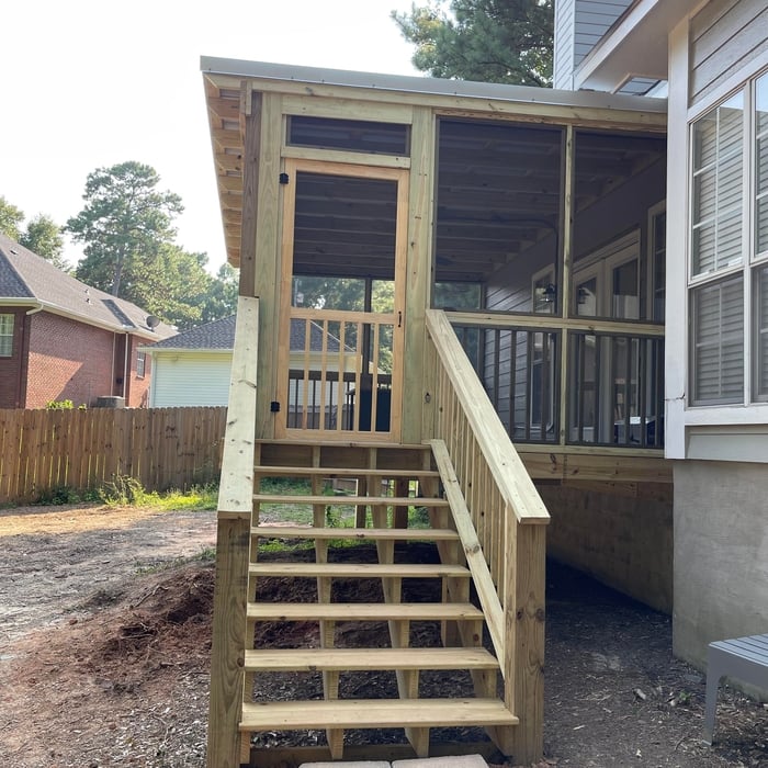 Covered Screen Deck