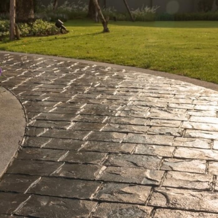 Stamped concrete
