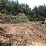 Partial of acreage cleared