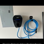 finished electrical bmw charging station