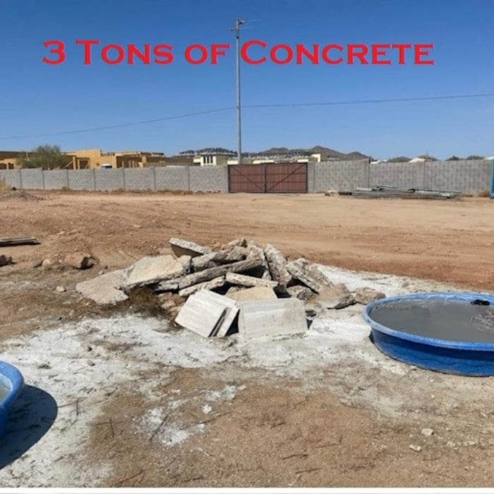 Broken Concrete Removal