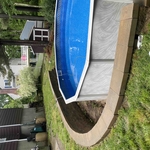 Above ground pool build