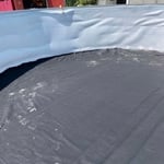 Above ground pool build