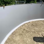 Above ground pool build