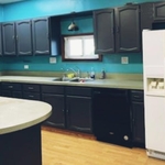 Cabinet refinished