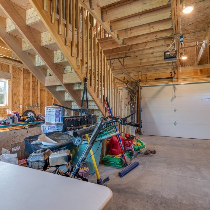 Detached garage addition