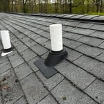 Roof penetration for esthetics