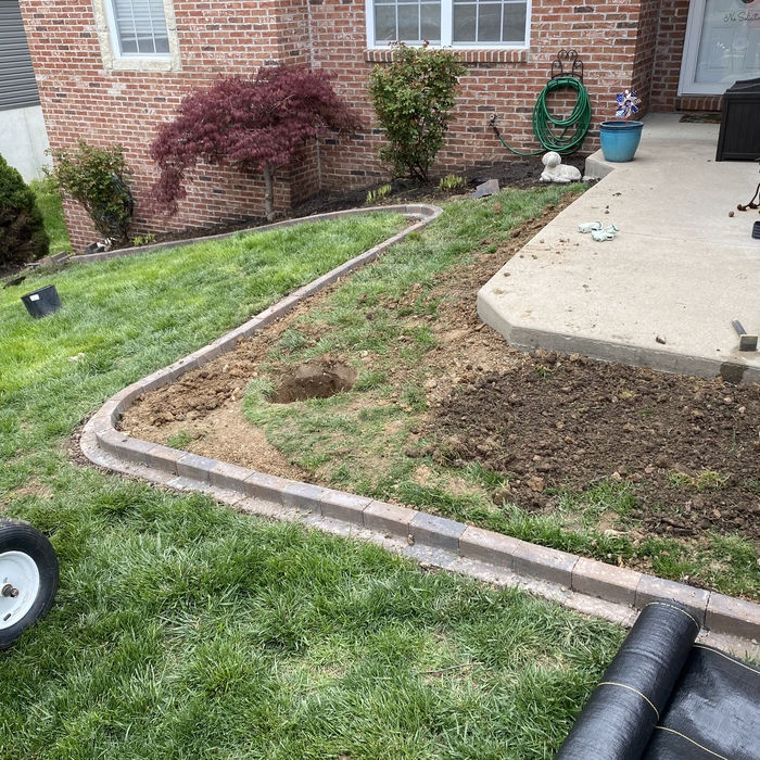 during, and flower bed extension