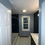 Paint doors trim walls and ceilings