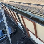 Sagging Gutter Trough Before